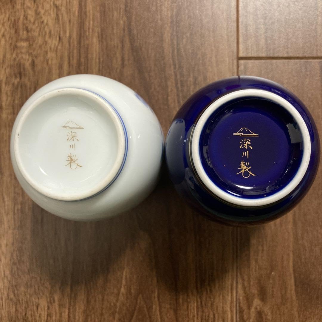 宮内庁御用達　深川製磁　有田焼蓋付夫婦湯呑み Amazon | 限定品 深川製磁 有田焼 組湯呑 夫婦湯呑 宮内庁御用達